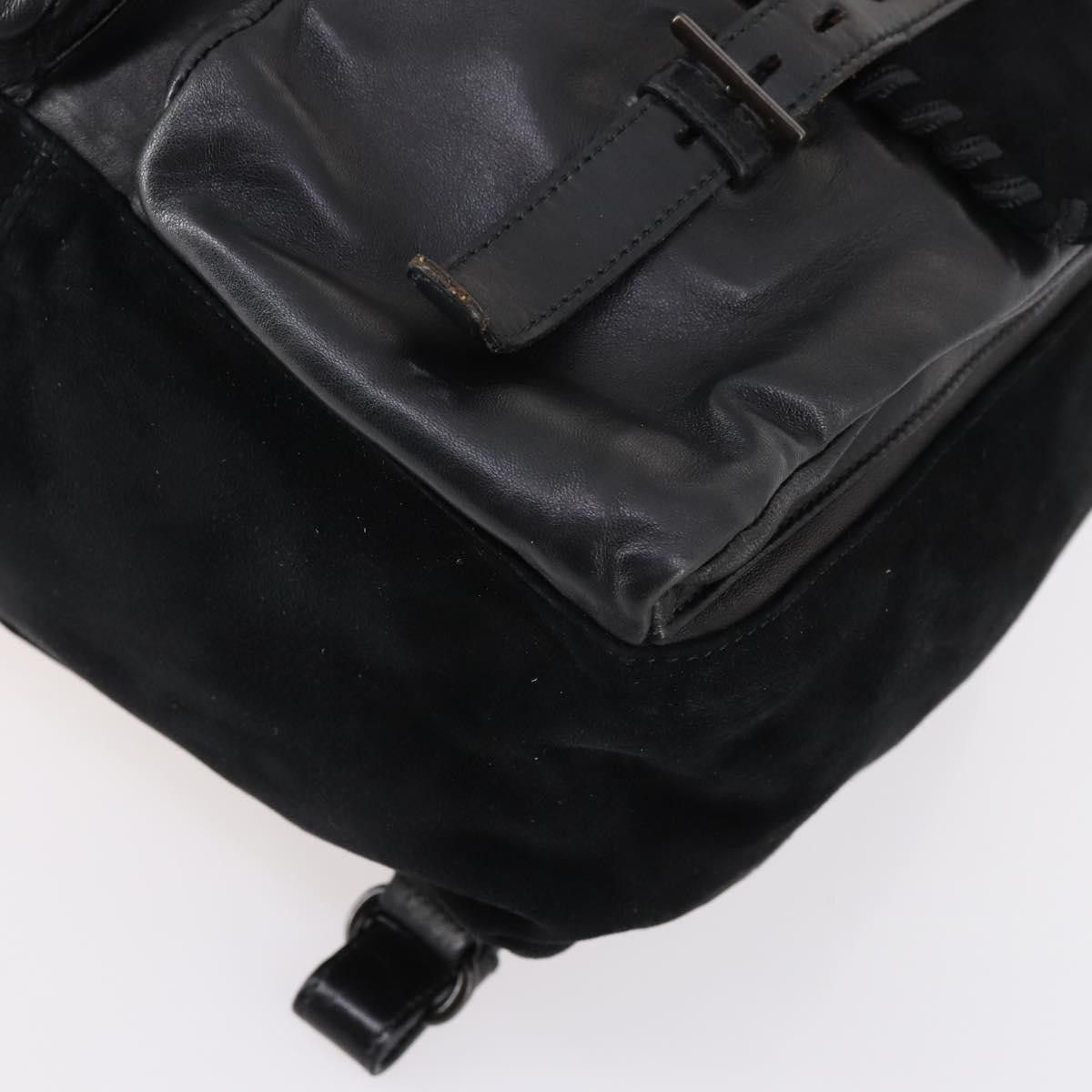 Prada Prada Vela Double Front Pocket Backpack Leather Size ONE SIZE - 9 Thumbnail