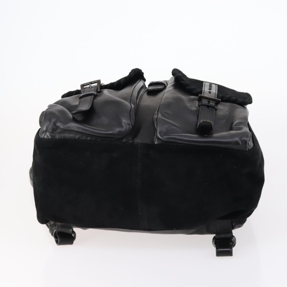 Prada Prada Vela Double Front Pocket Backpack Leather Size ONE SIZE - 23 Thumbnail