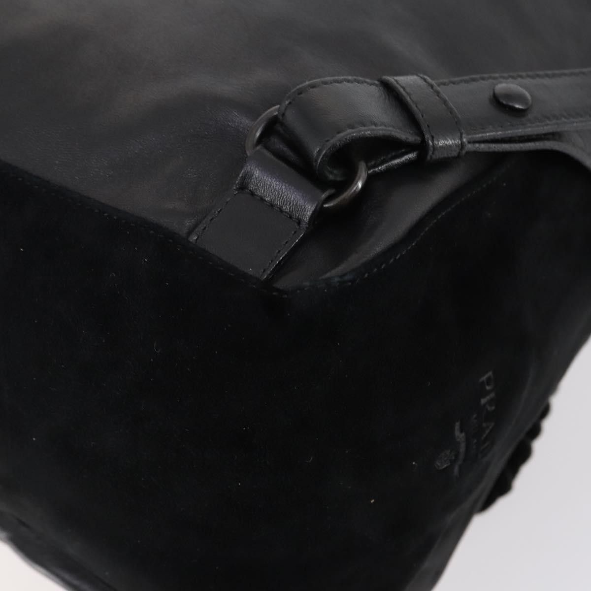 Prada Prada Vela Double Front Pocket Backpack Leather Size ONE SIZE - 11 Thumbnail