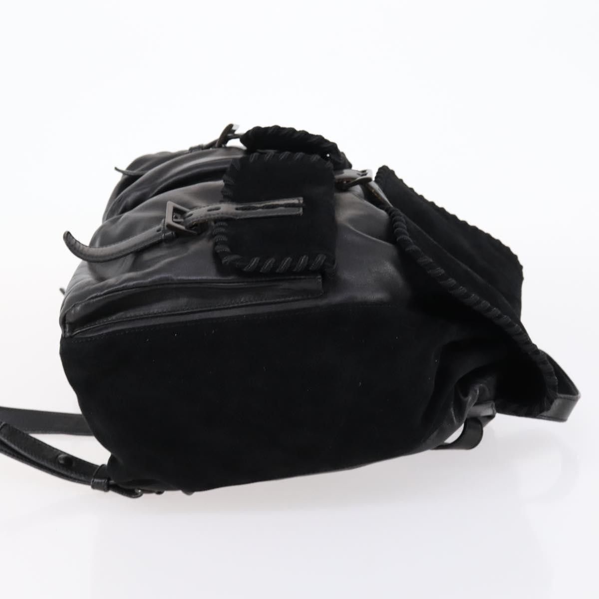 Prada Prada Vela Double Front Pocket Backpack Leather Size ONE SIZE - 3 Thumbnail