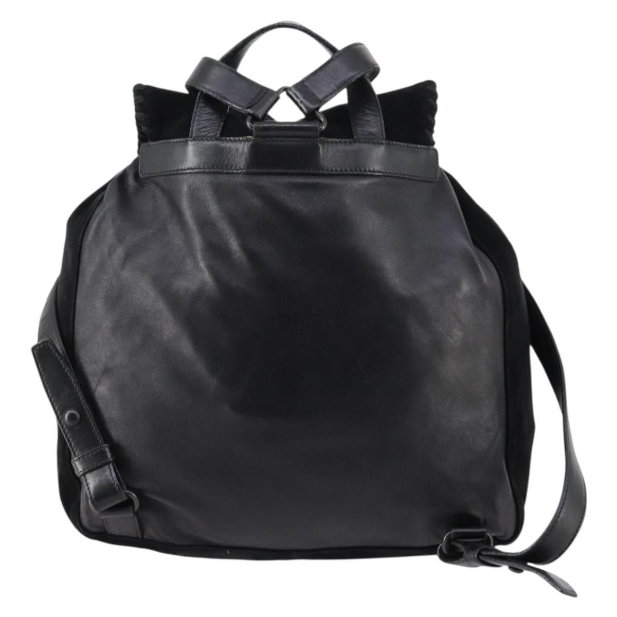 Prada Prada Vela Double Front Pocket Backpack Leather Size ONE SIZE - 2 Thumbnail