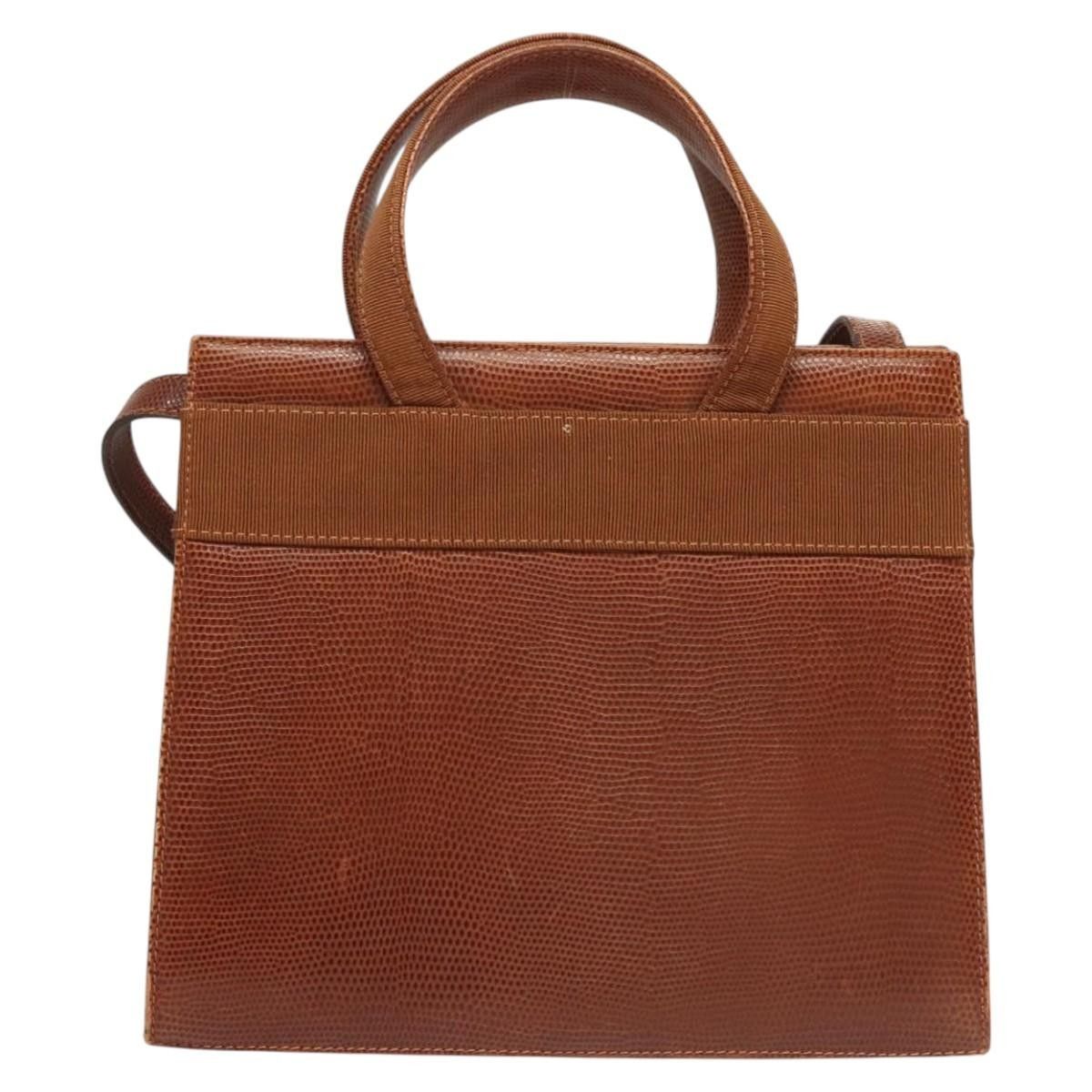 Salvatore Ferragamo Salvatore Ferragamo Convertible Vara Bow Tote Leather Size ONE SIZE - 2 Thumbnail