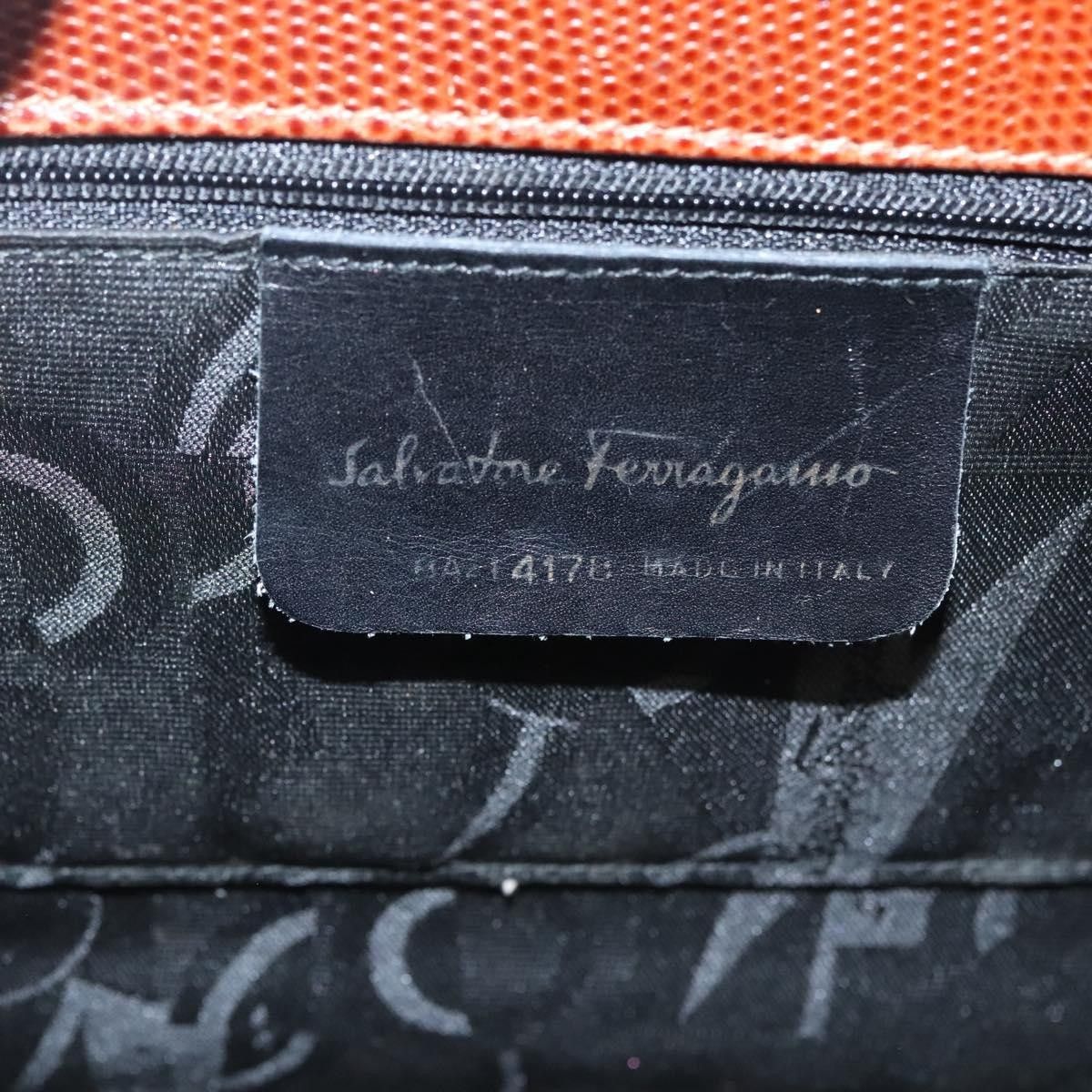 Salvatore Ferragamo Salvatore Ferragamo Convertible Vara Bow Tote Leather Size ONE SIZE - 6 Thumbnail
