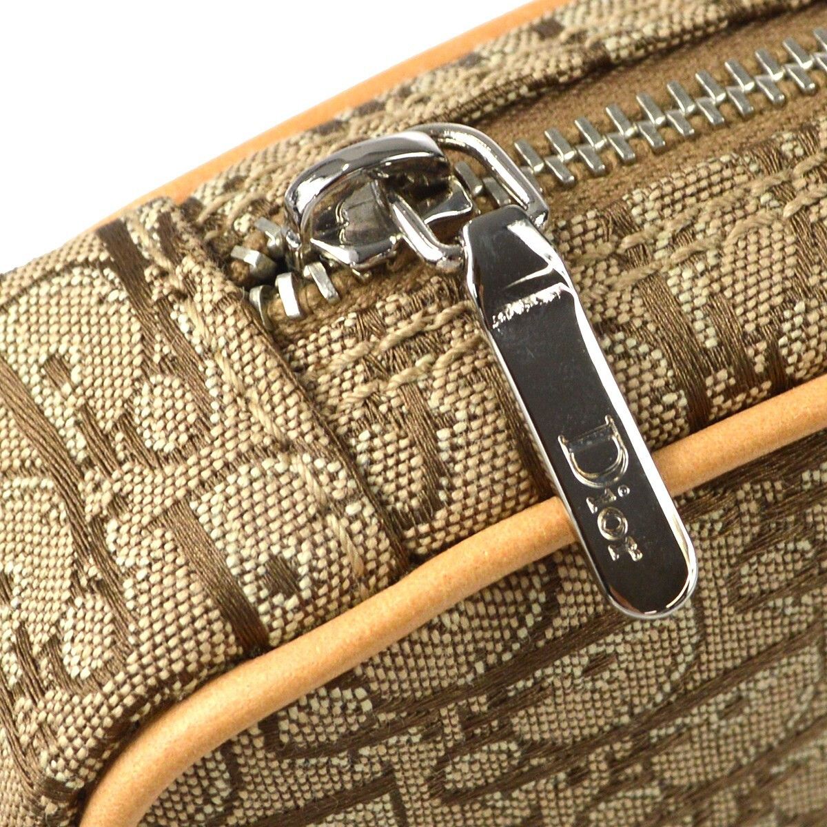 Dior Christian Dior Vintage Trotter Pouch Canvas Size ONE SIZE - 8 Thumbnail