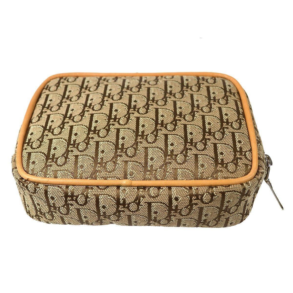Dior Christian Dior Vintage Trotter Pouch Canvas Size ONE SIZE - 3 Thumbnail