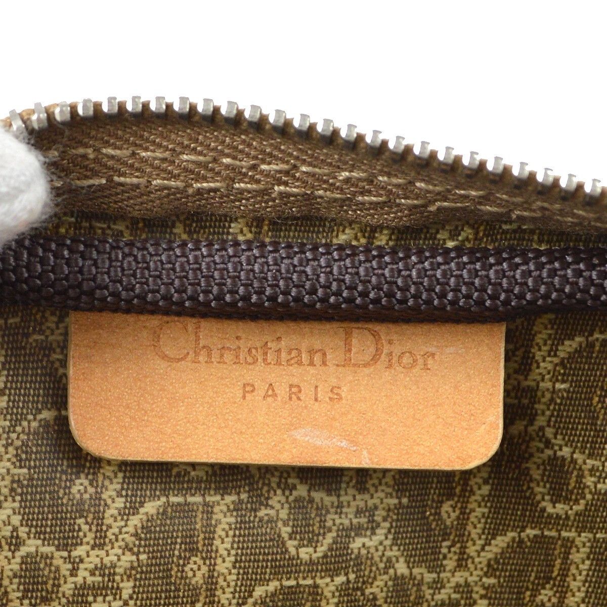 Dior Christian Dior Vintage Trotter Pouch Canvas Size ONE SIZE - 5 Thumbnail