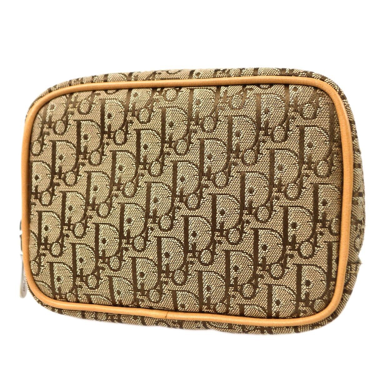 Dior Christian Dior Vintage Trotter Pouch Canvas Size ONE SIZE - 2 Thumbnail