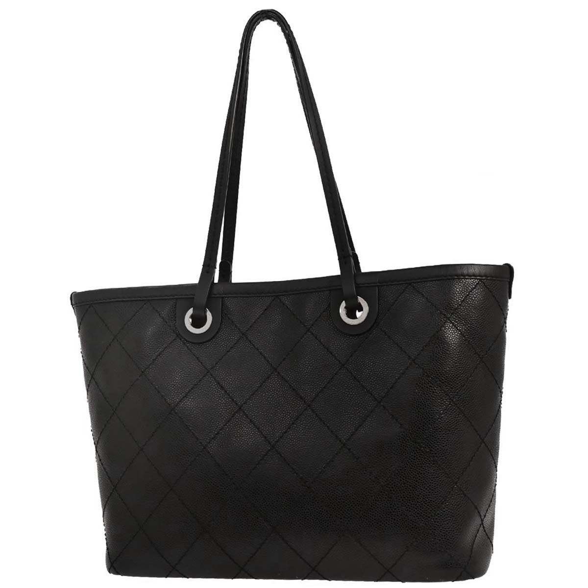 Chanel Chanel Fever Tote Quilted Caviar Size ONE SIZE - 2 Thumbnail