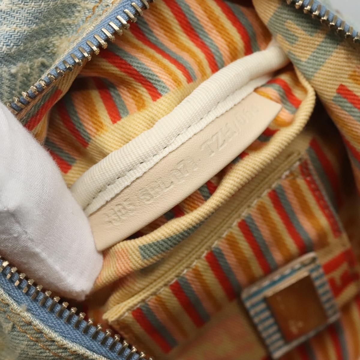 Fendi Fendi Boston Bag Denim Size ONE SIZE - 7 Thumbnail