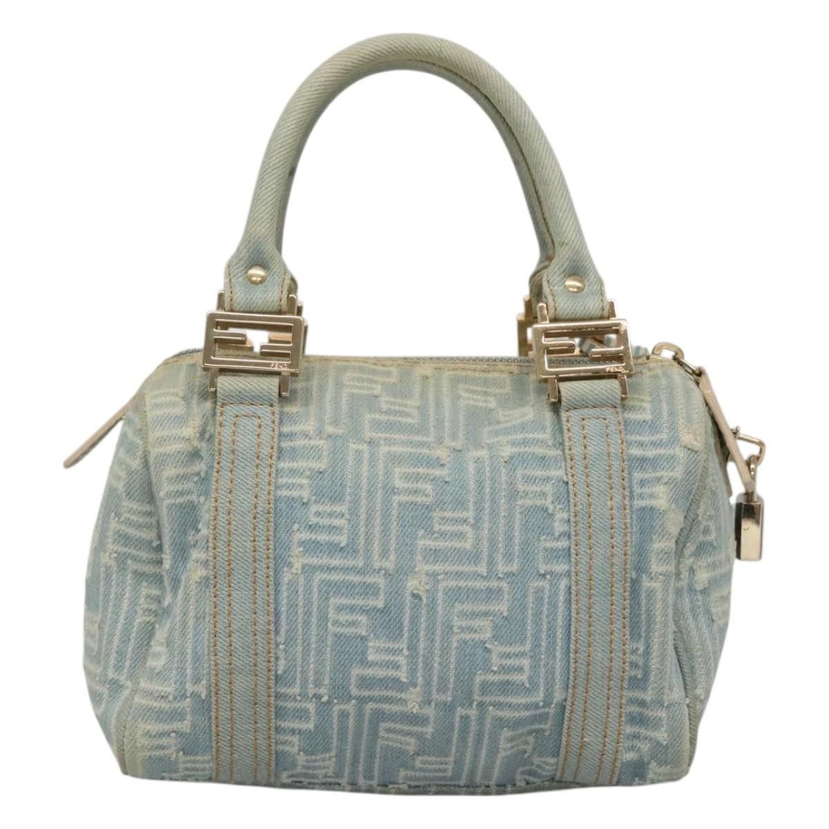 Fendi Fendi Boston Bag Denim Size ONE SIZE - 2 Thumbnail