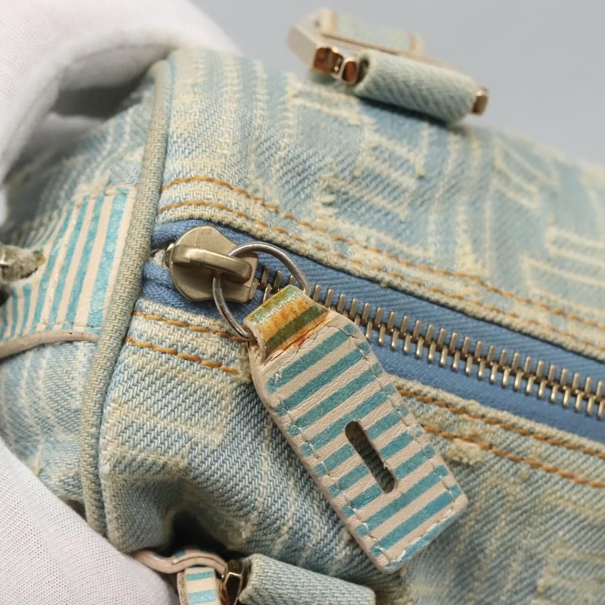 Fendi Fendi Boston Bag Denim Size ONE SIZE - 18 Thumbnail