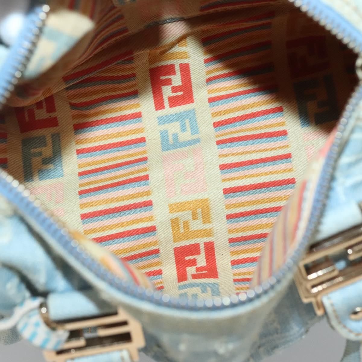 Fendi Fendi Boston Bag Denim Size ONE SIZE - 5 Thumbnail