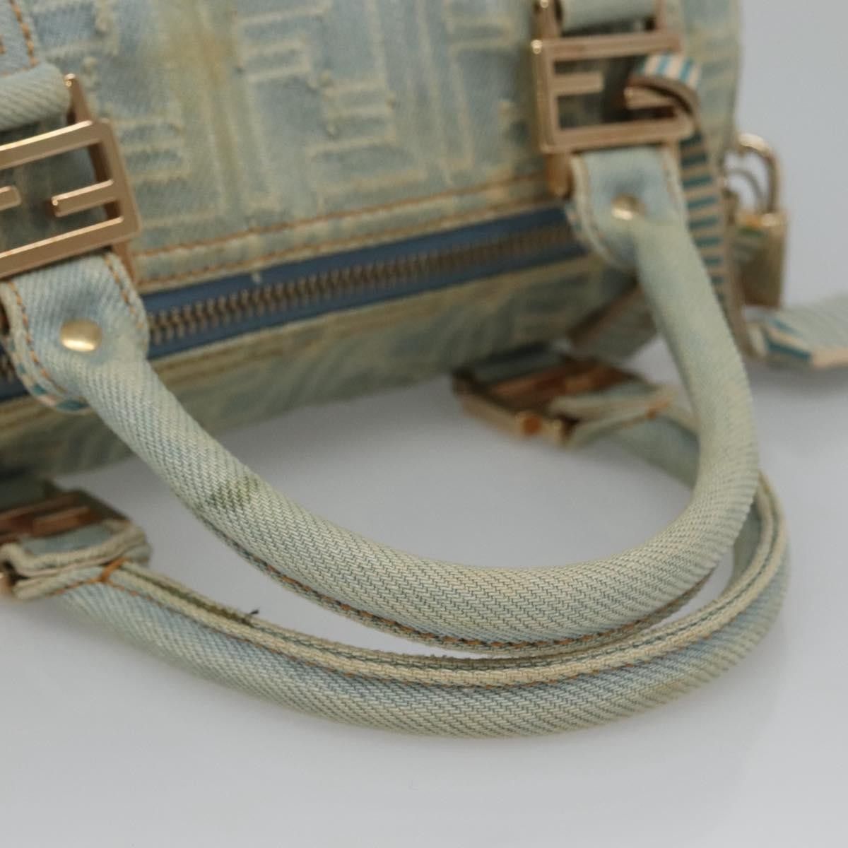 Fendi Fendi Boston Bag Denim Size ONE SIZE - 8 Thumbnail