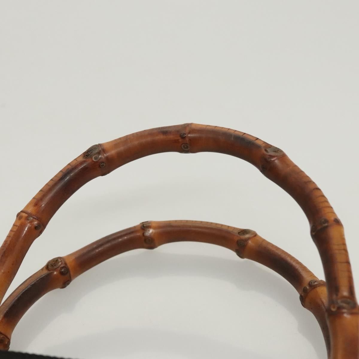 Gucci Gucci Vintage Bamboo Handle Tote Canvas Size ONE SIZE - 18 Thumbnail