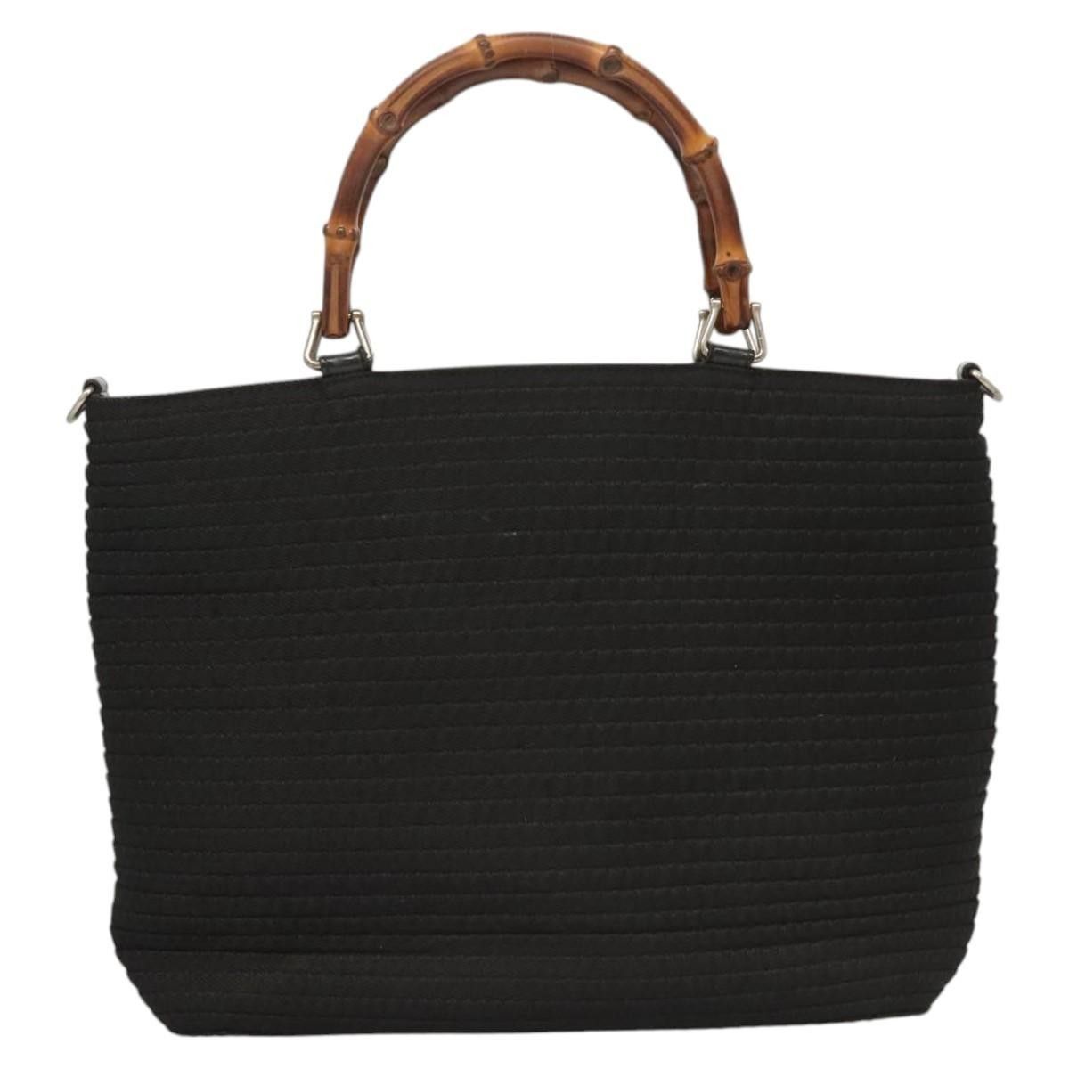 Gucci Gucci Vintage Bamboo Handle Tote Canvas Size ONE SIZE - 20 Thumbnail