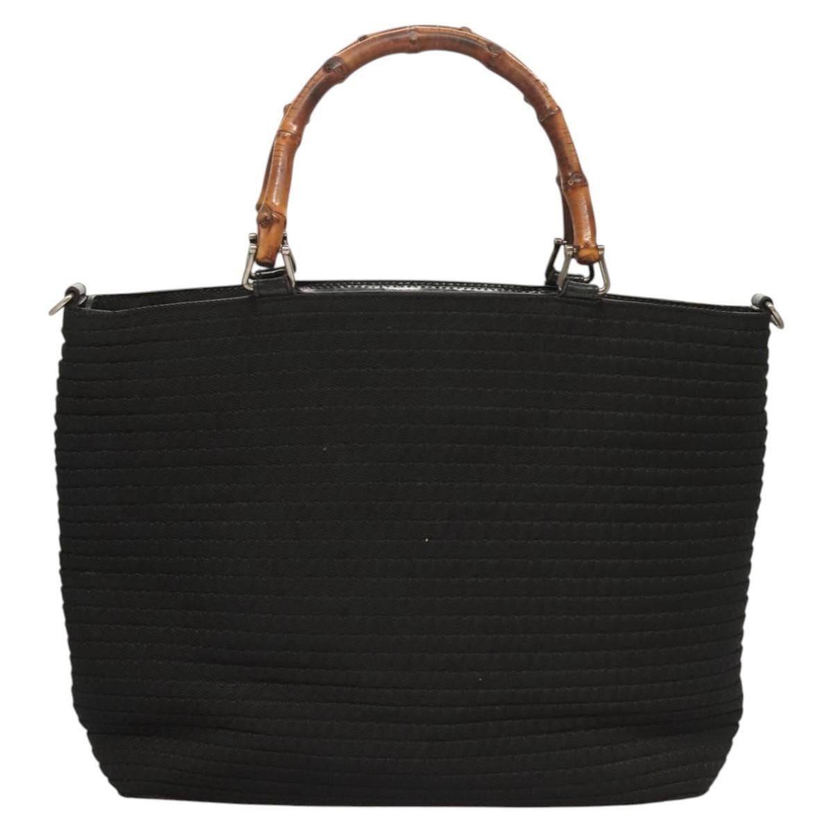 Gucci Gucci Vintage Bamboo Handle Tote Canvas Size ONE SIZE - 2 Thumbnail