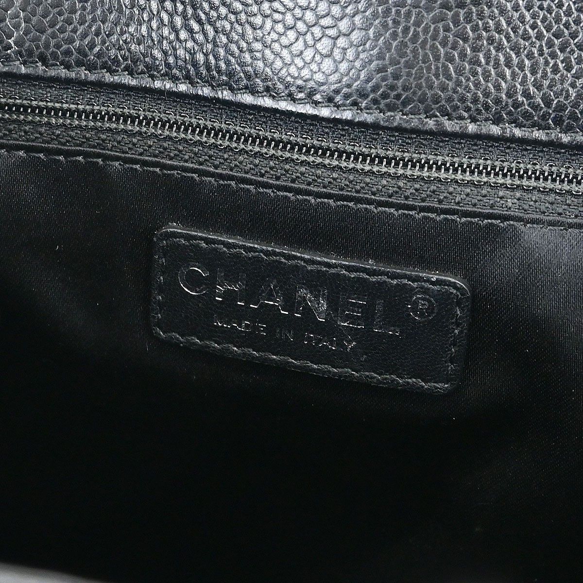 Chanel Chanel Petite Shopping Tote Quilted Caviar Size ONE SIZE - 4 Thumbnail
