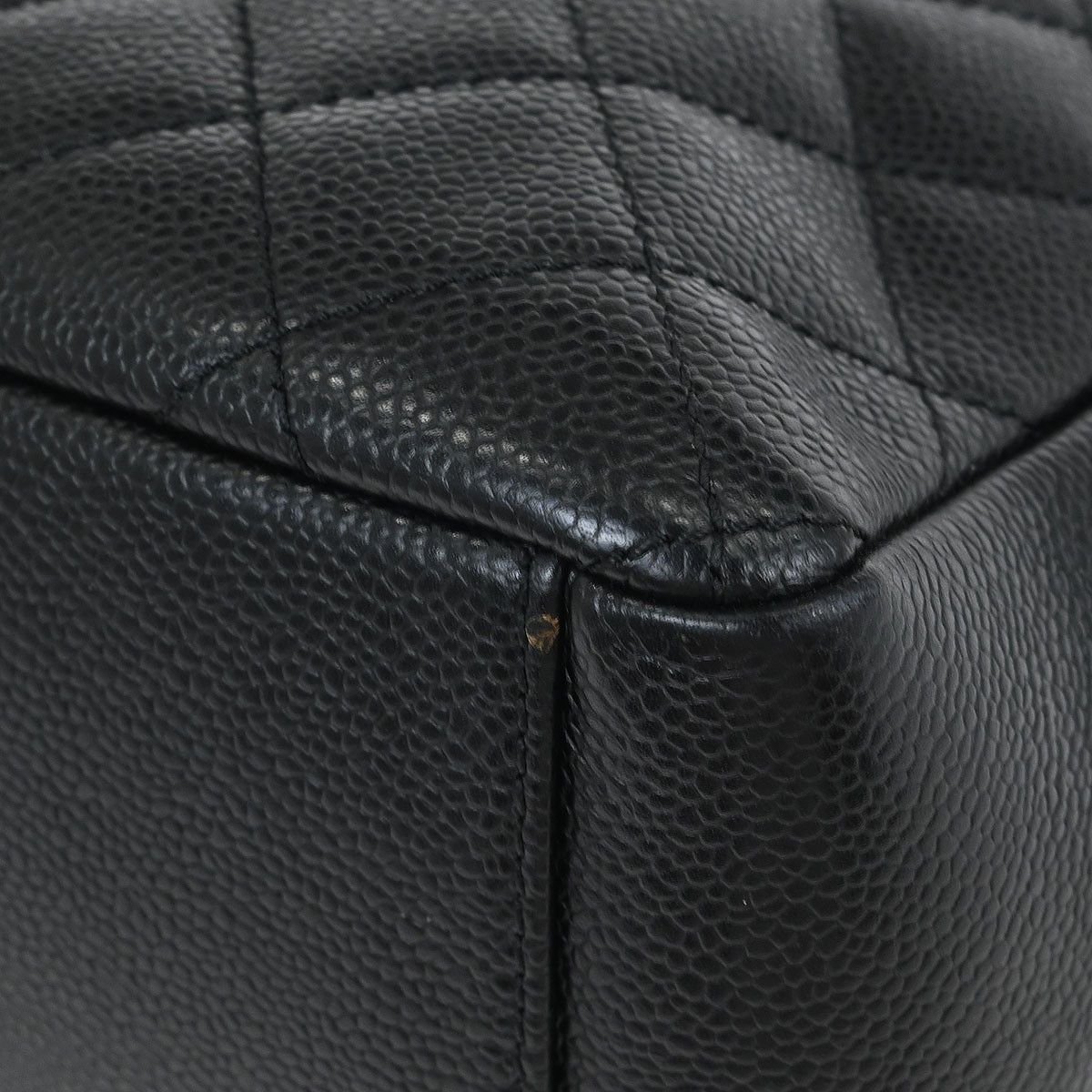Chanel Chanel Petite Shopping Tote Quilted Caviar Size ONE SIZE - 6 Thumbnail