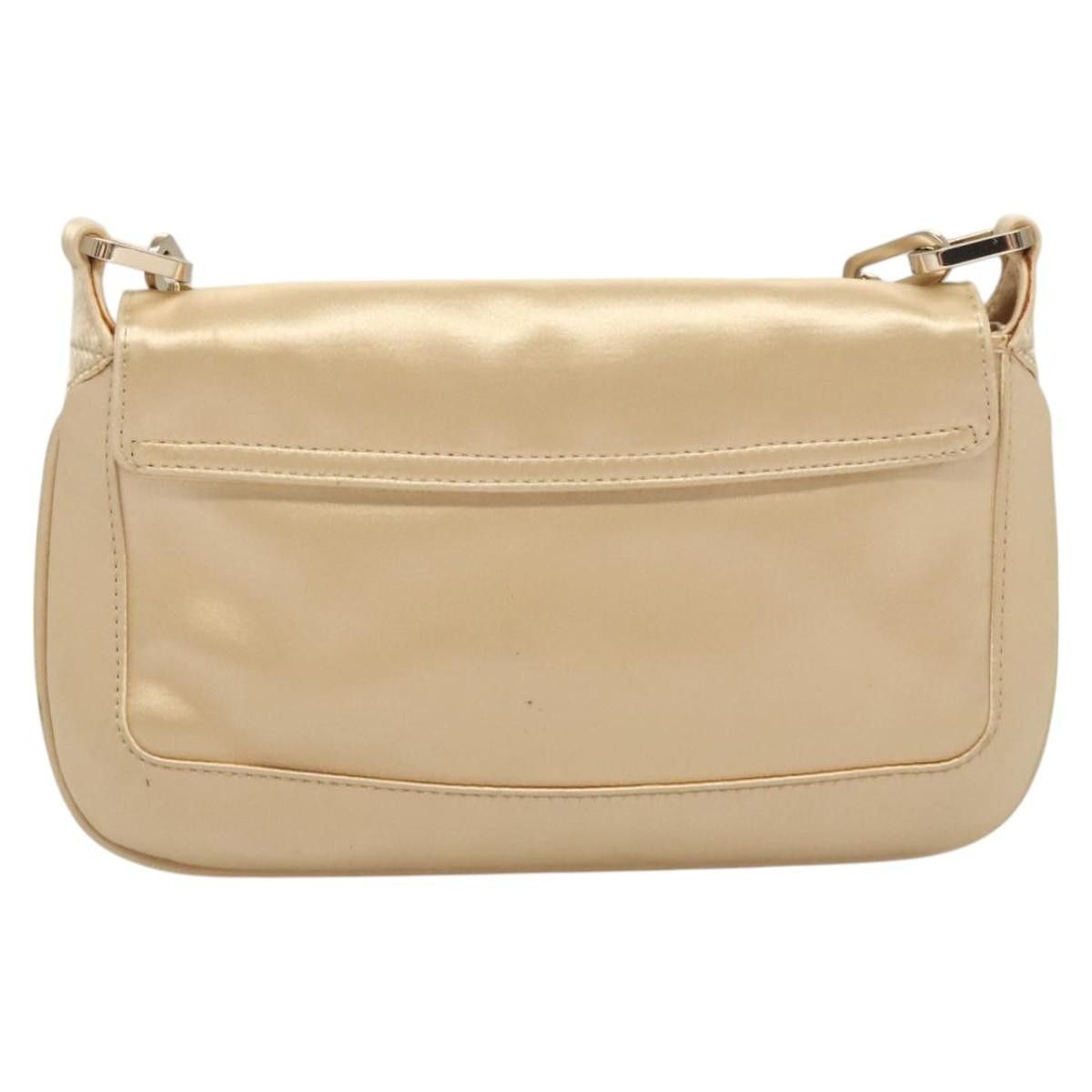 Gucci Gucci Chain Flap Shoulder Bag Satin Size ONE SIZE - 2 Thumbnail