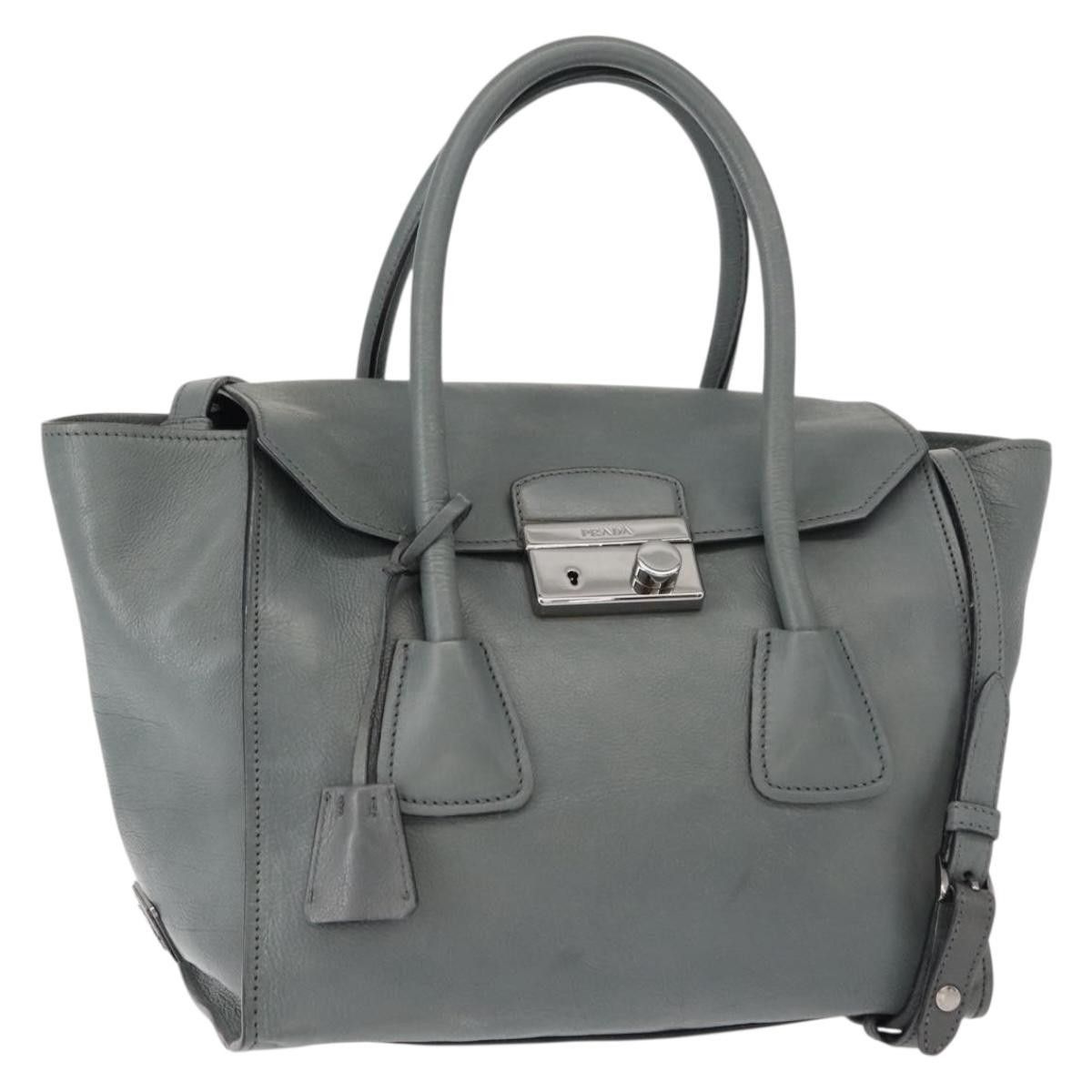 Prada Prada Twin Pocket Lock Flap Tote Glace Calf Size ONE SIZE - 14 Thumbnail