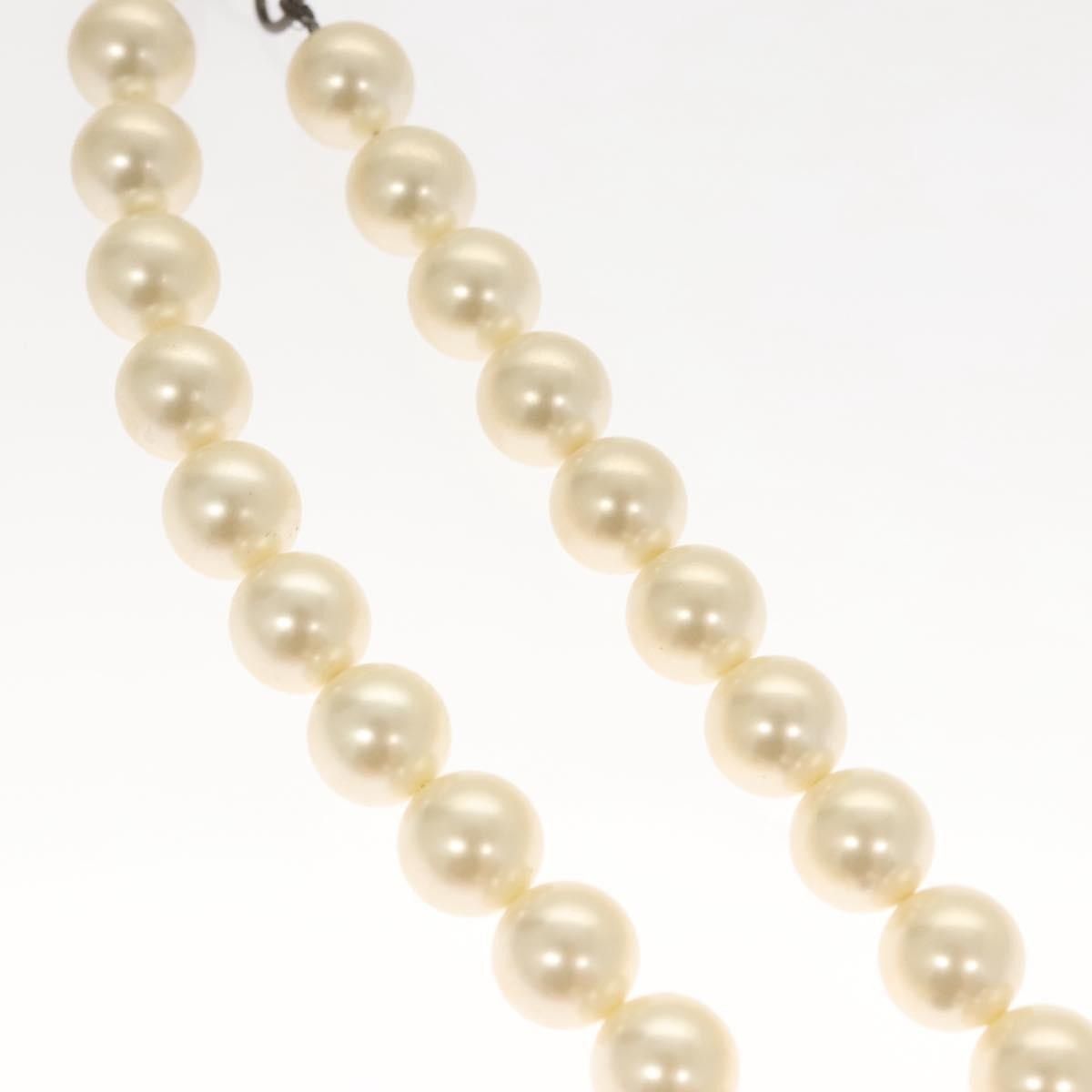 Chanel CC Pearl Necklace Faux Pearls and Metal