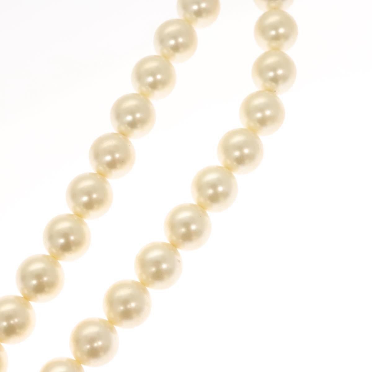 Chanel CC Pearl Necklace Faux Pearls and Metal