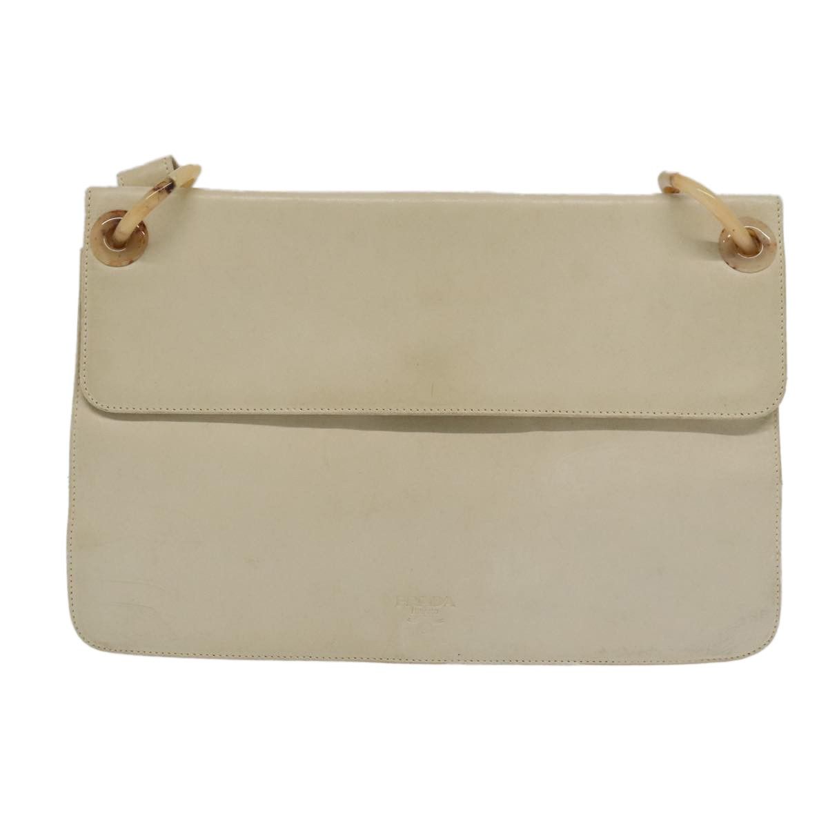 Prada Prada Flap Shoulder Bag Leather Size ONE SIZE - 19 Thumbnail