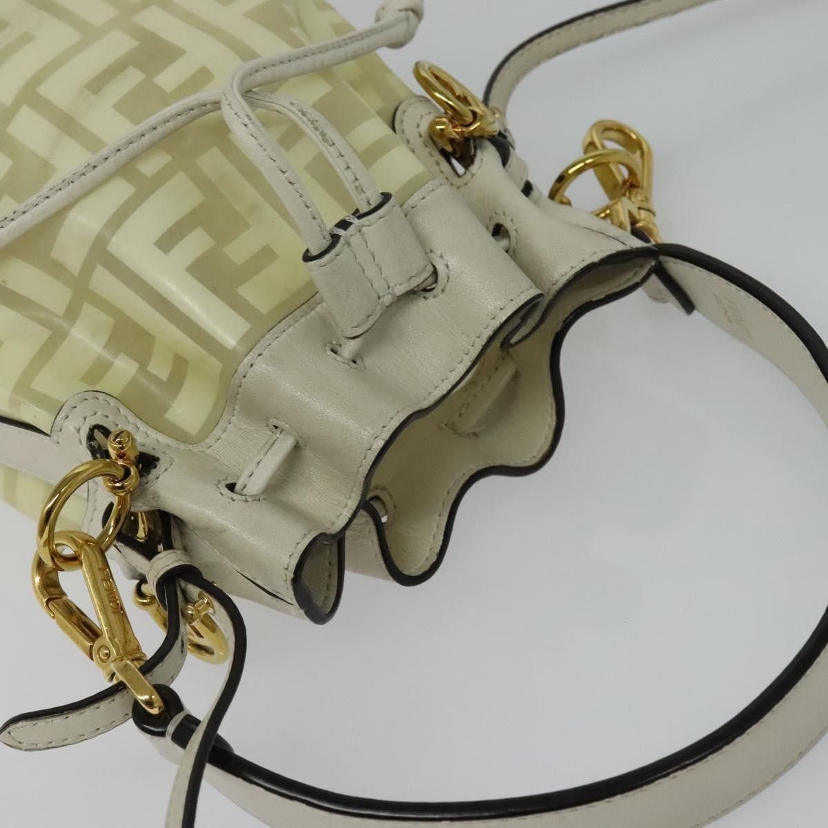 Fendi Fendi FF Logo Mon Tresor Bucket Bag Canvas Size ONE SIZE - 8 Thumbnail