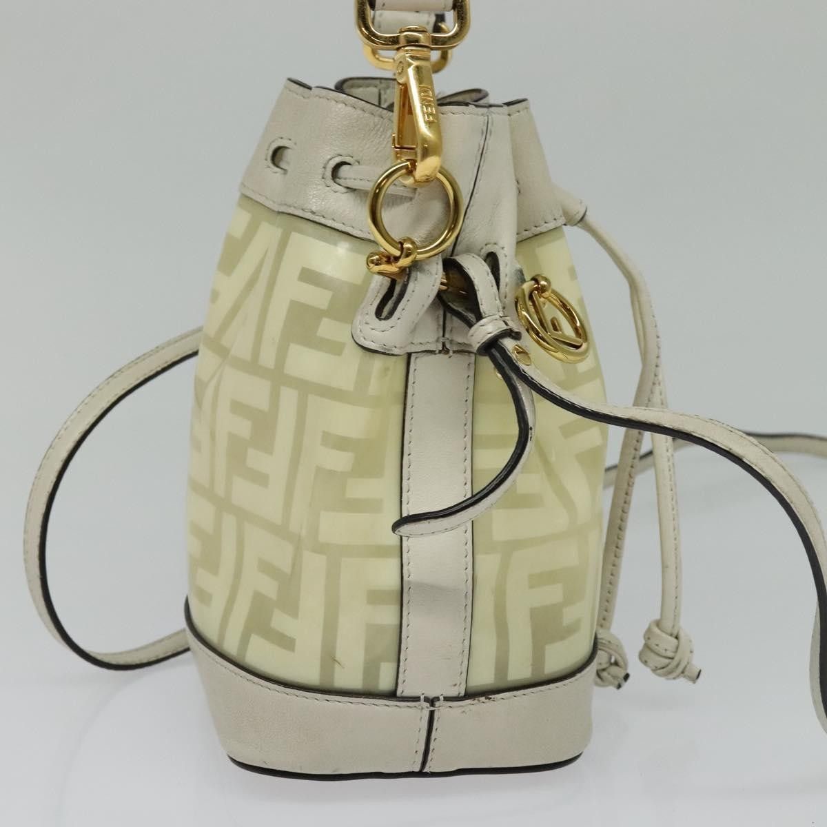 Fendi Fendi FF Logo Mon Tresor Bucket Bag Canvas Size ONE SIZE - 3 Thumbnail