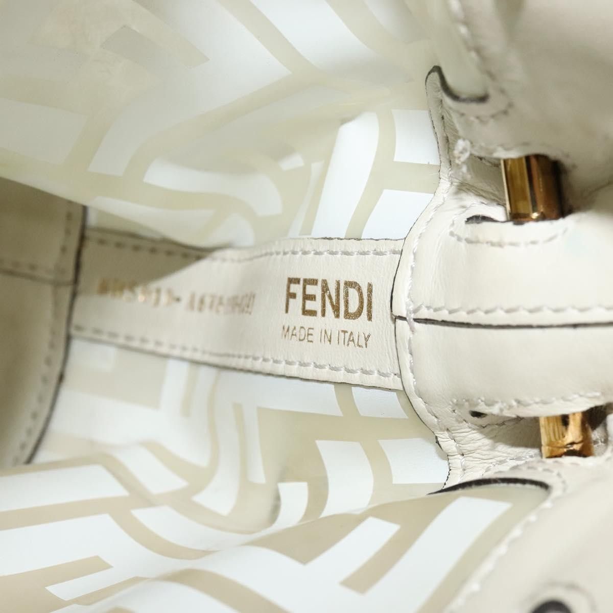 Fendi Fendi FF Logo Mon Tresor Bucket Bag Canvas Size ONE SIZE - 6 Thumbnail