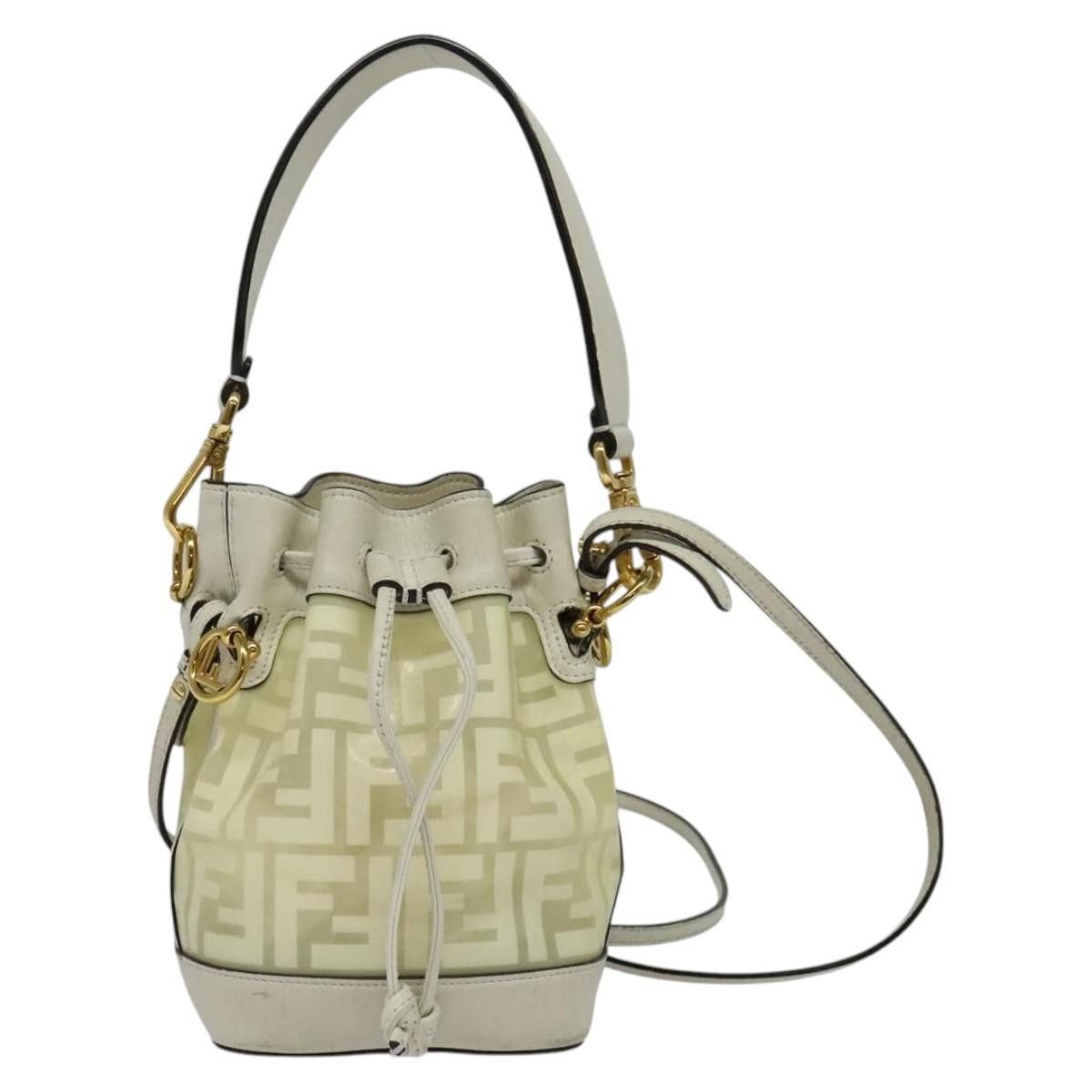 Fendi Fendi FF Logo Mon Tresor Bucket Bag Canvas Size ONE SIZE - 18 Thumbnail