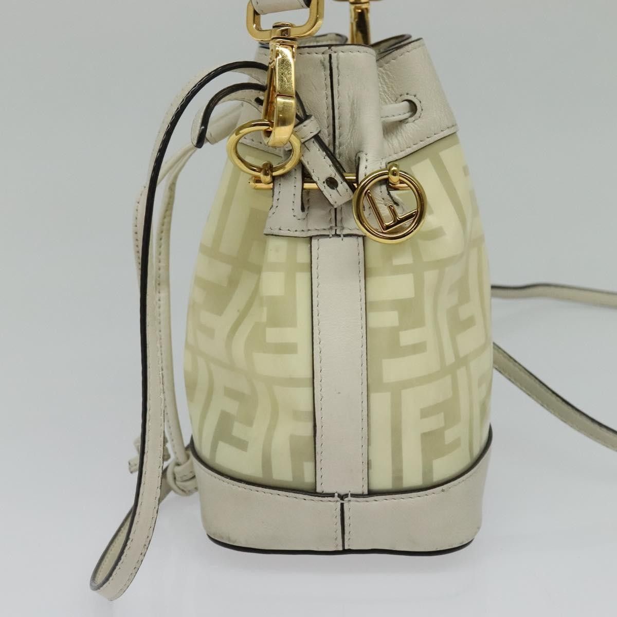 Fendi Fendi FF Logo Mon Tresor Bucket Bag Canvas Size ONE SIZE - 4 Thumbnail