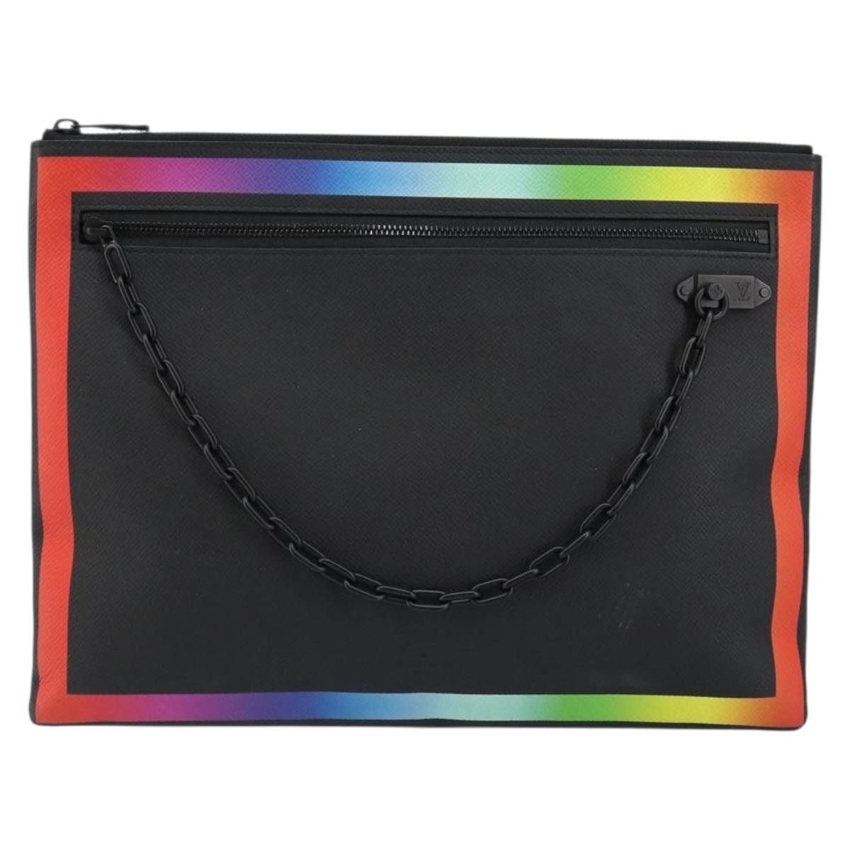 Louis Vuitton Louis Vuitton Pochette A4 Rainbow Taiga Leather Size ONE SIZE - 17 Thumbnail