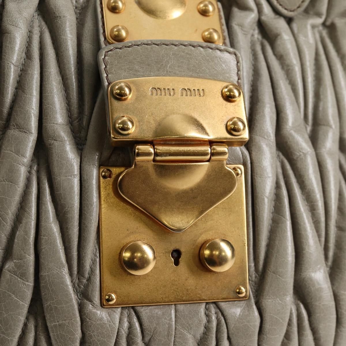 Miu Miu Miu Miu Coffer Convertible Satchel Matelasse Leather Size ONE SIZE - 12 Thumbnail