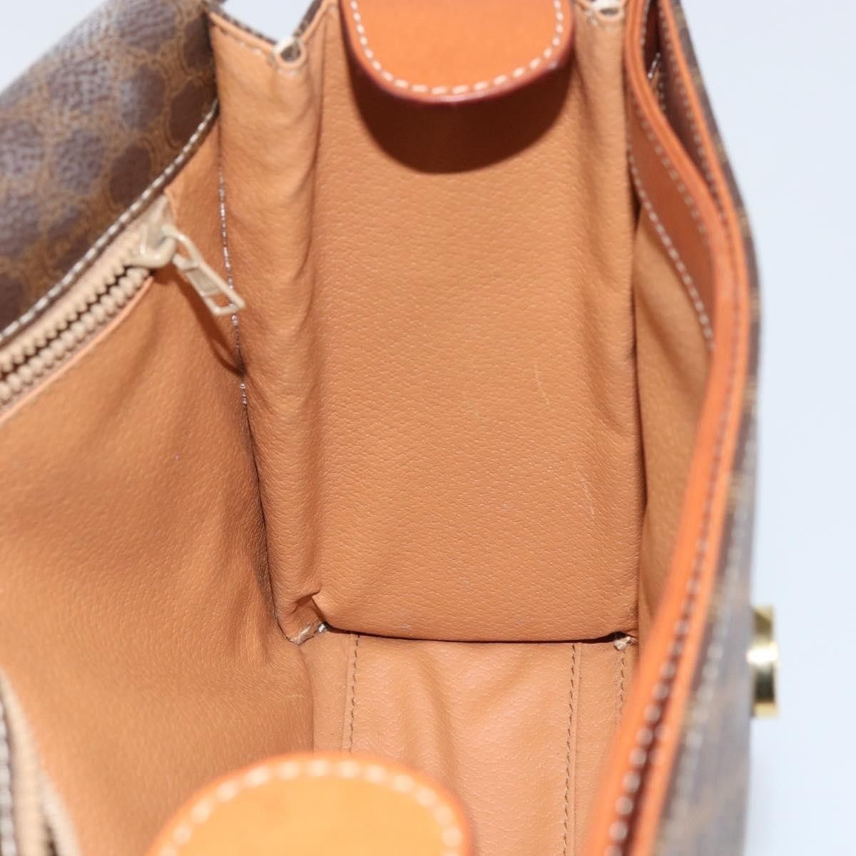 Celine Celine Vintage Macadam Circle Logo Shoulder Bag Canvas and Leather Size ONE SIZE - 21 Thumbnail