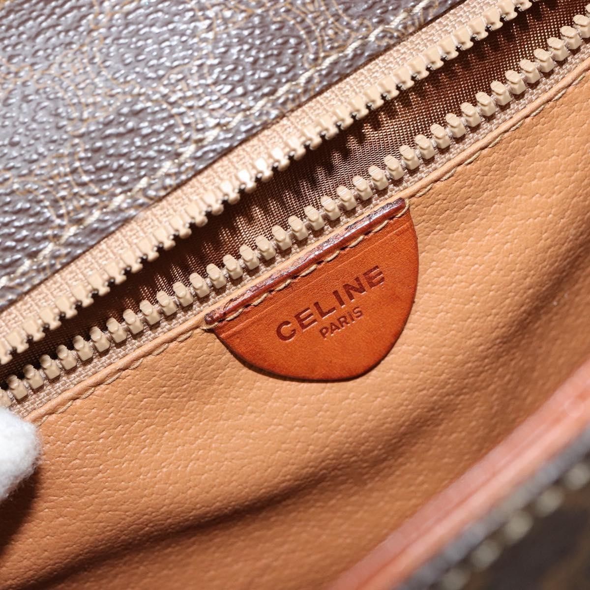 Celine Celine Vintage Macadam Circle Logo Shoulder Bag Canvas and Leather Size ONE SIZE - 6 Thumbnail