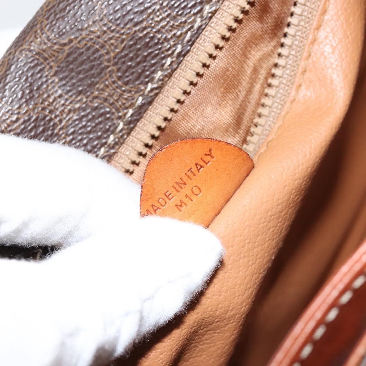 Celine Celine Vintage Macadam Circle Logo Shoulder Bag Canvas and Leather Size ONE SIZE - 7 Thumbnail