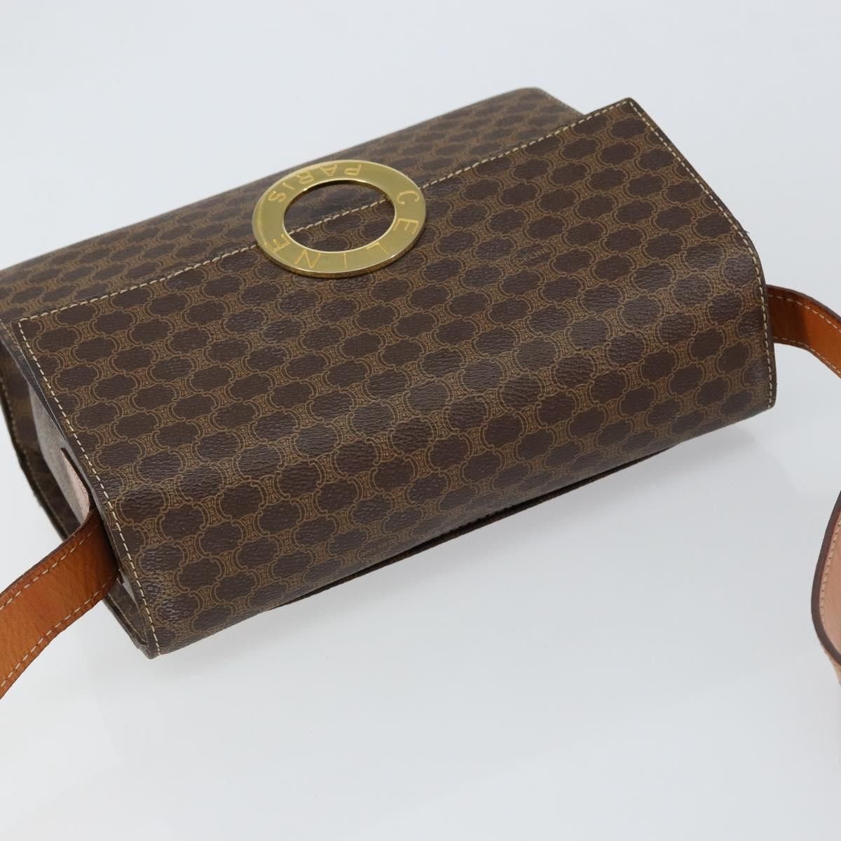 Celine Celine Vintage Macadam Circle Logo Shoulder Bag Canvas and Leather Size ONE SIZE - 17 Thumbnail