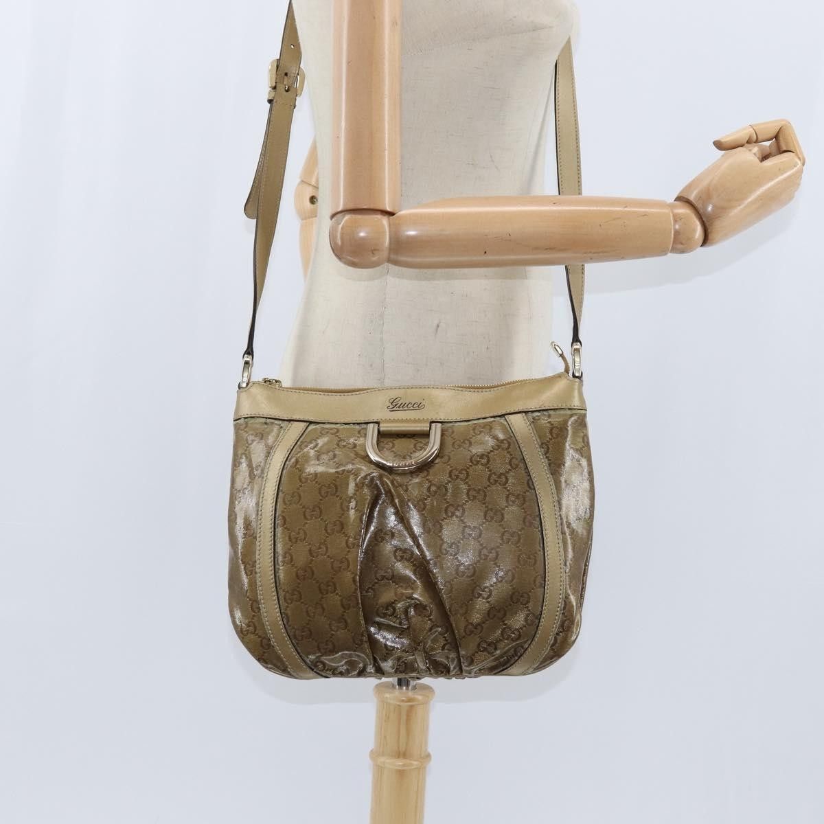 Gucci Gucci D Ring Messenger Bag GG Coated Canvas Size ONE SIZE - 14 Thumbnail