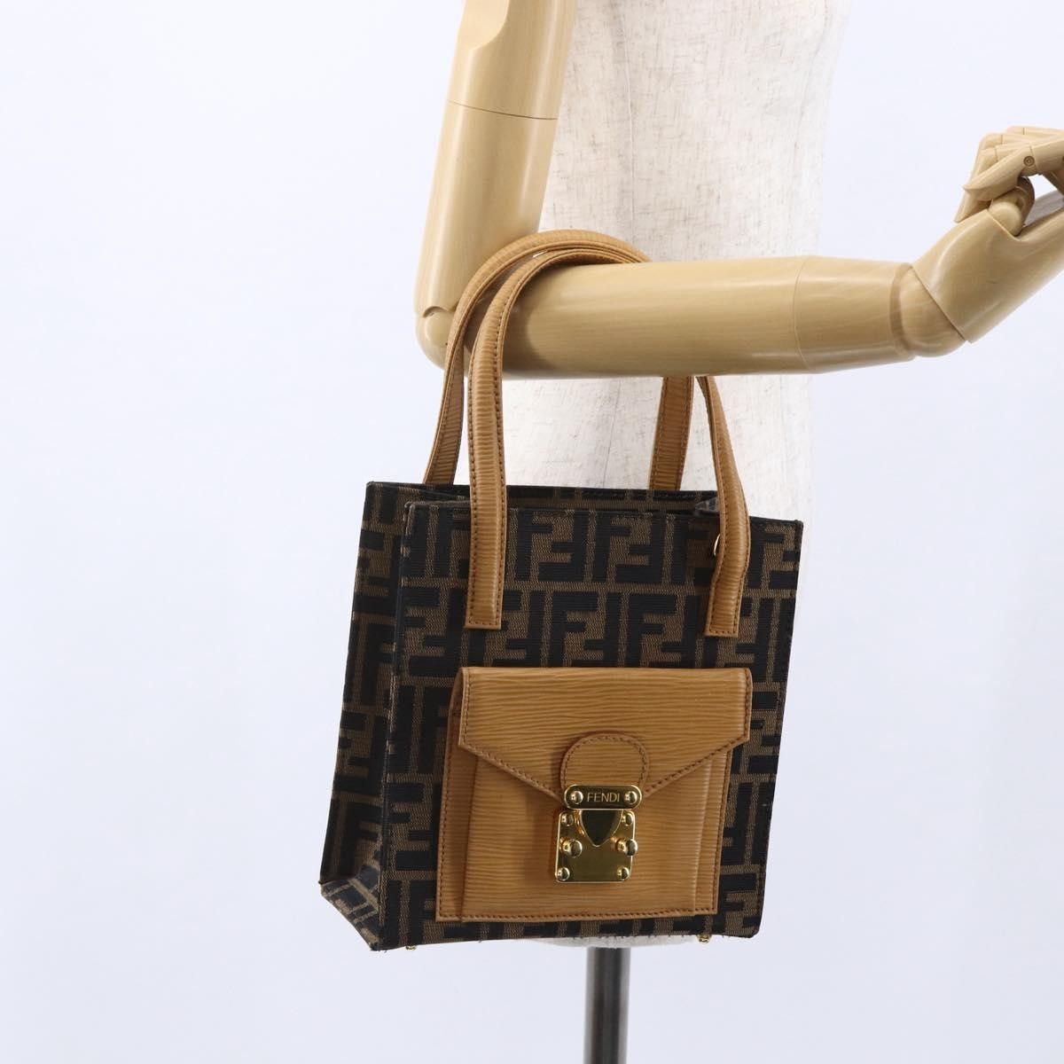 Fendi Fendi Vintage Top Handle Bag Zucca canvas Size ONE SIZE - 17 Thumbnail