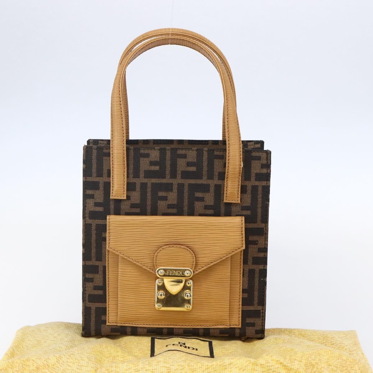 Fendi Fendi Vintage Top Handle Bag Zucca canvas Size ONE SIZE - 16 Thumbnail