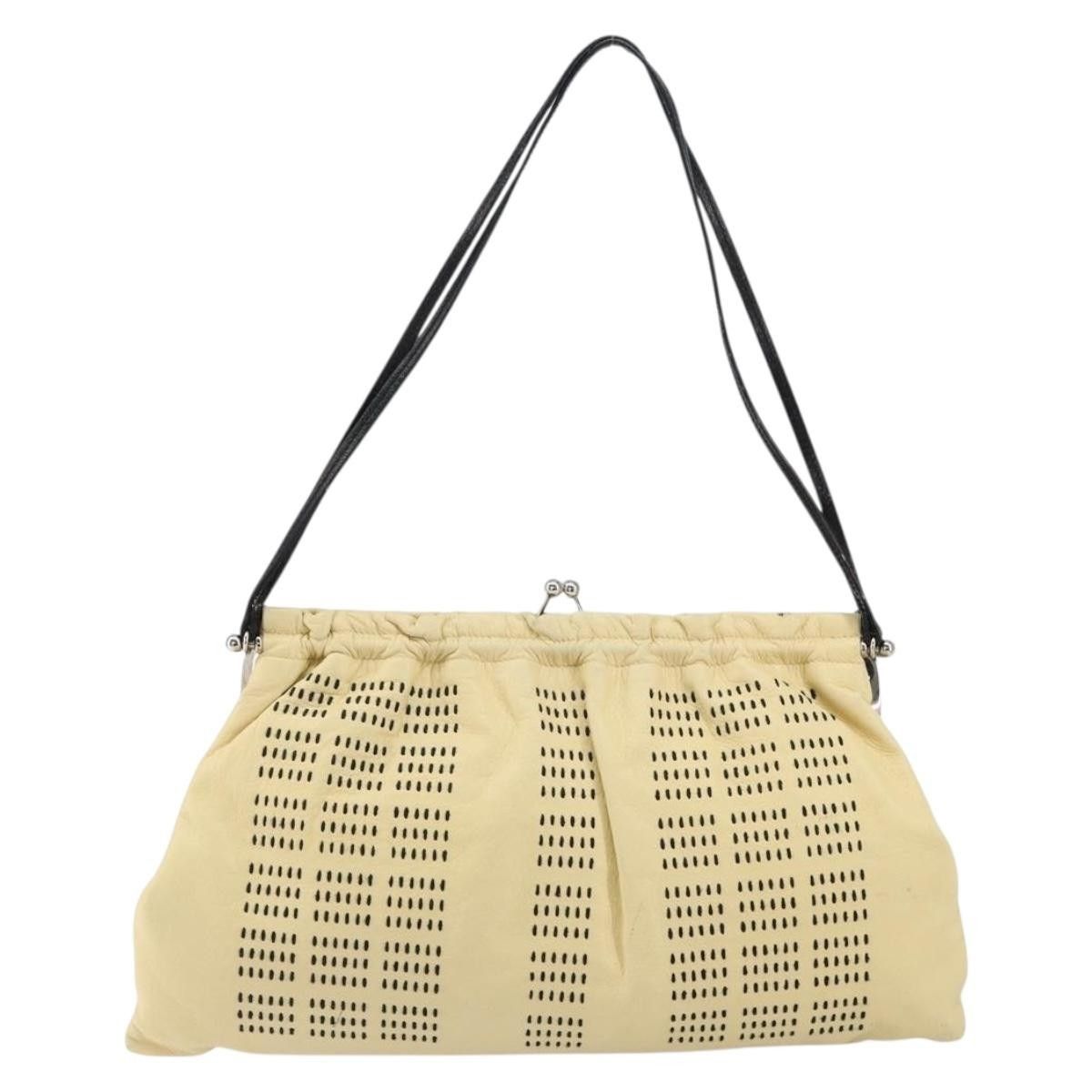 Miu Miu Miu Miu Kisslock Frame Top Handle Bag Leather Size ONE SIZE - 23 Thumbnail