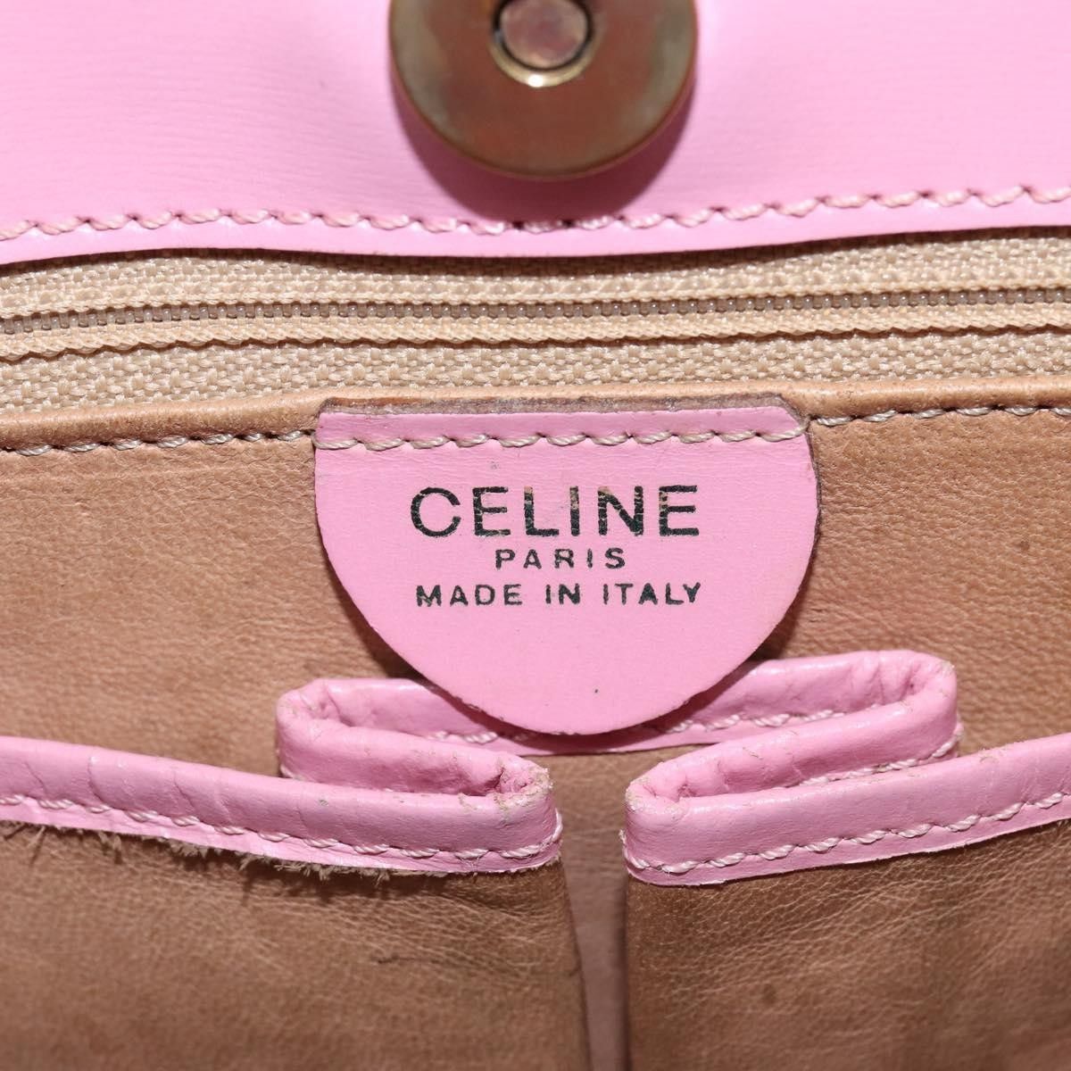 Celine Celine Handbag Leather Size ONE SIZE - 6 Thumbnail