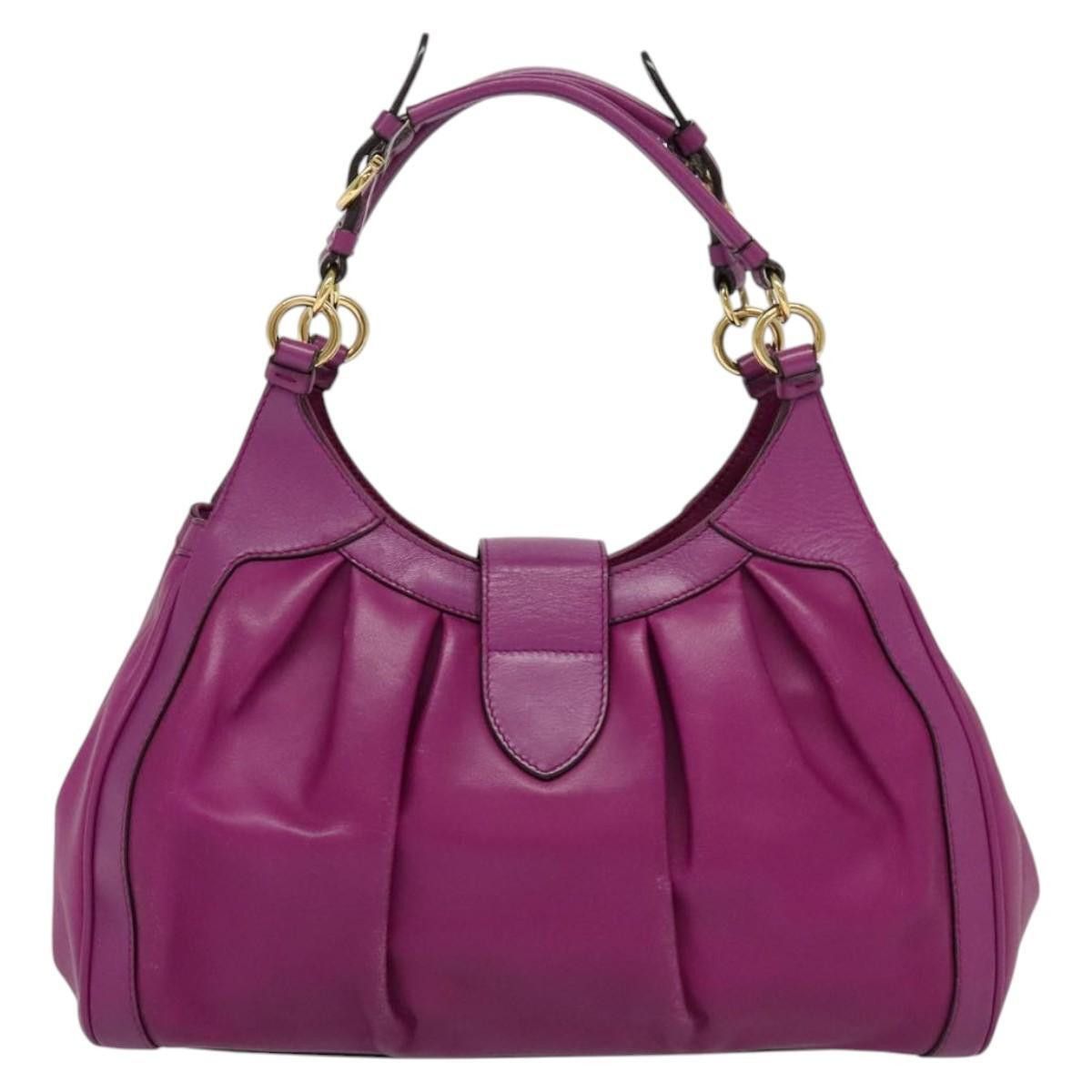 Salvatore Ferragamo Salvatore Ferragamo Gancini Shoulder Bag Leather Size ONE SIZE - 2 Thumbnail