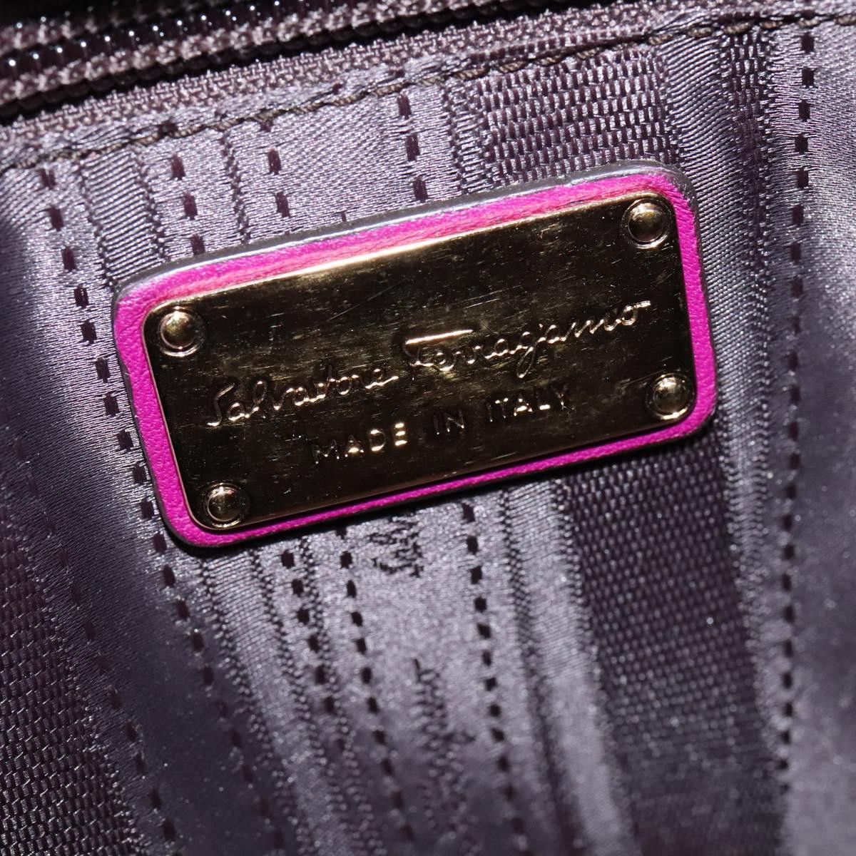 Salvatore Ferragamo Salvatore Ferragamo Gancini Shoulder Bag Leather Size ONE SIZE - 6 Thumbnail