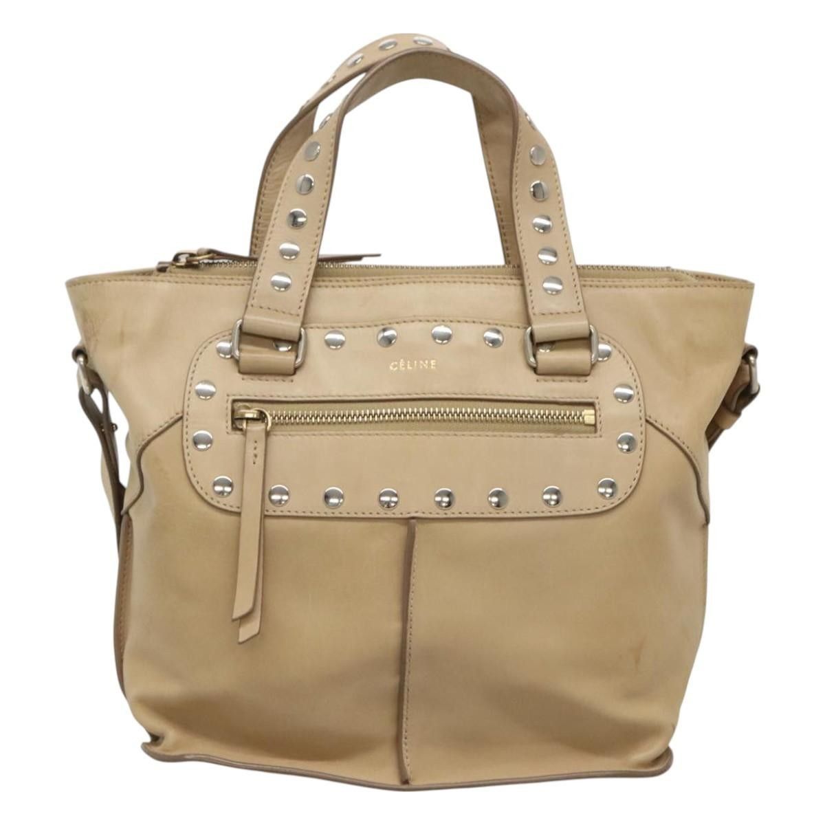Celine Celine Handbag Leather Size ONE SIZE - 18 Thumbnail