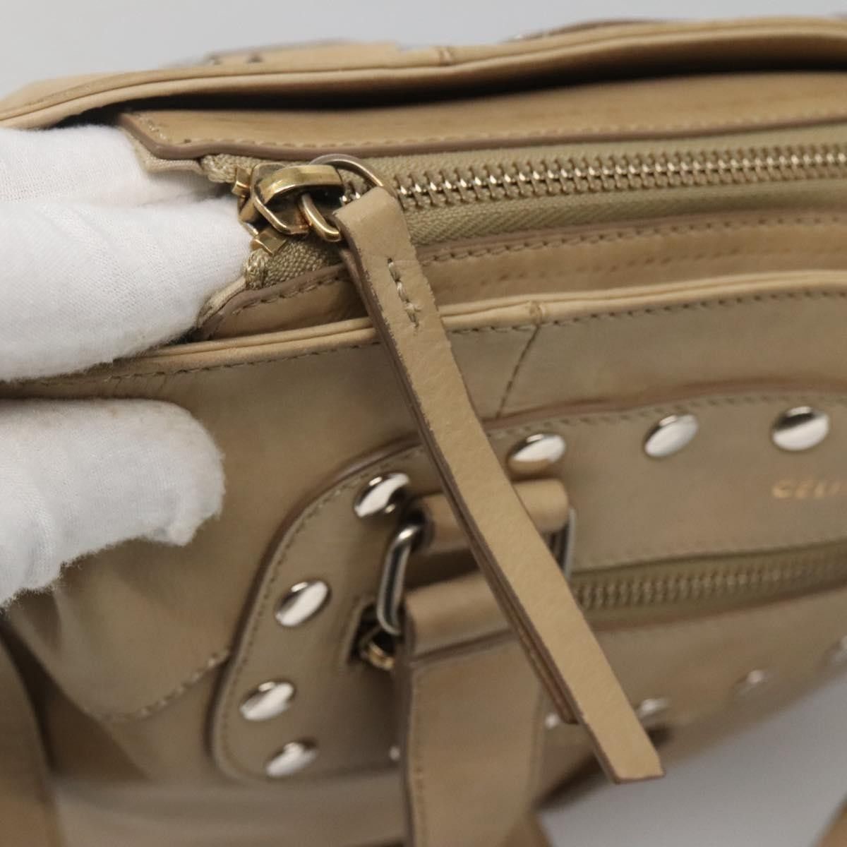Celine Celine Handbag Leather Size ONE SIZE - 13 Thumbnail
