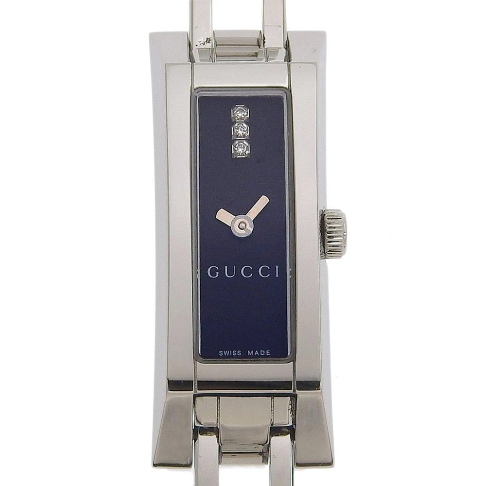 Gucci Gucci G-Frame Rectangular Bangle Quartz Watch Stainless Steel Size ONE SIZE - 5 Thumbnail