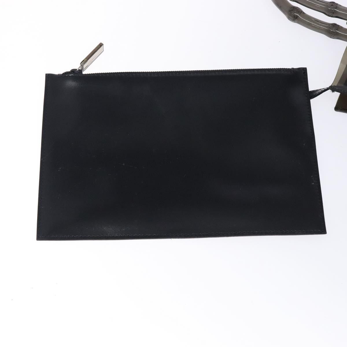 Gucci Gucci Vintage Bamboo Handle Bag Vinyl Size ONE SIZE - 13 Thumbnail