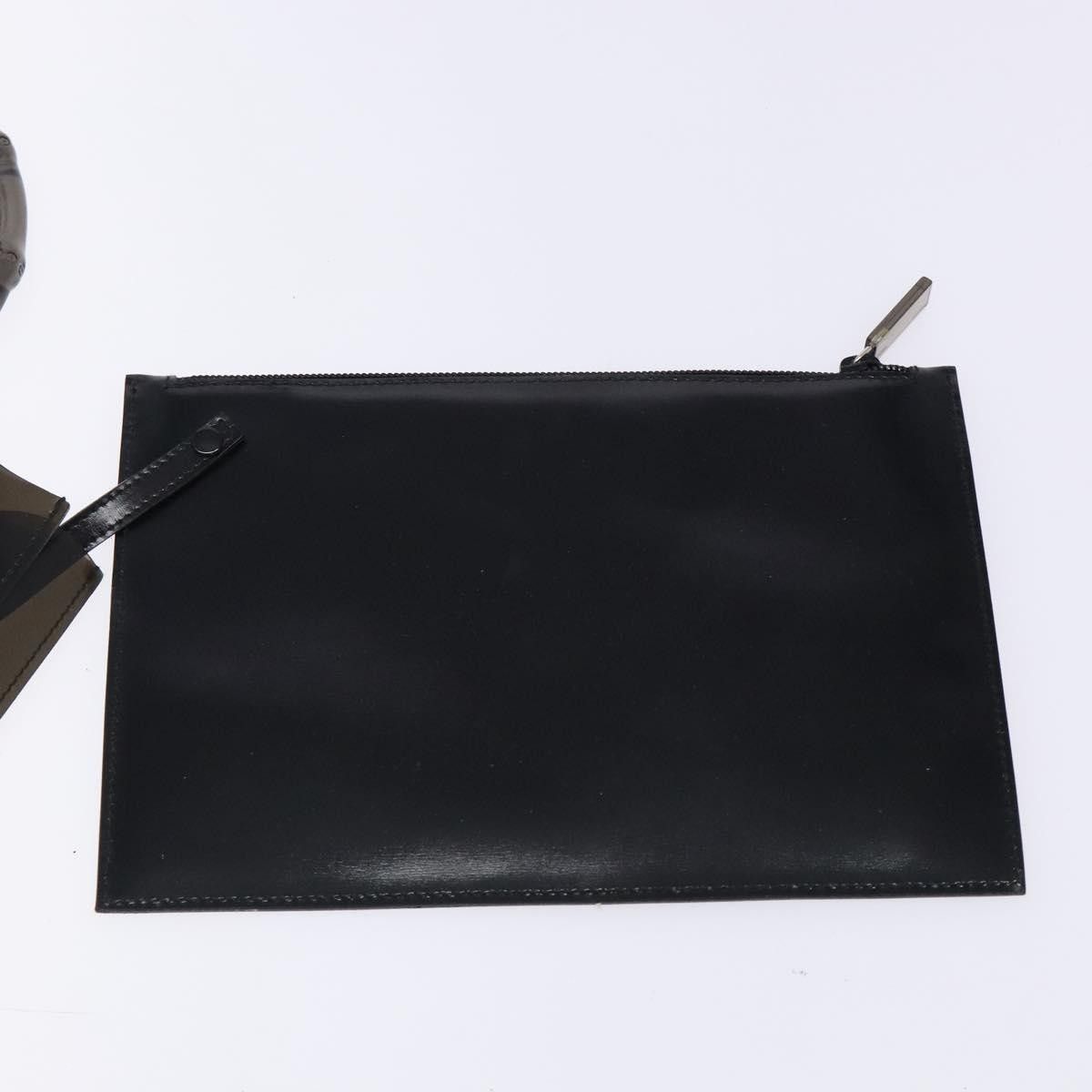 Gucci Gucci Vintage Bamboo Handle Bag Vinyl Size ONE SIZE - 22 Thumbnail